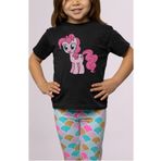 Fuddy Moda My Little Pony Pinkie Pie Baskılı Çocuk Tişört, Unisex Çizgi Film Baskılı Bebek T-Shirt
