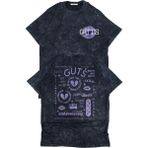 Fuddy Moda Oversize Guts Sırt Baskılı Yıkamalı Tişört, Unisex Olivia Rodrigo Baskılı Vintage T-Shirt - 4XL - Siyah
