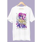 Fuddy Moda Oversize Re:zero Baskılı T-Shirt, Unisex Anime Baskılı Tişört - Beyaz - 2XL