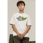 Fuddy Moda Starwars Grogu The Sweet Face Baskılı Tişört, Erkek-Kadın Baby Yoda Baskılı T-Shirt - Beyaz - 2XL