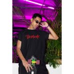 Fuddy Moda Unisex Berserk Sırt Baskılı Tişört, Oversize Anime Baskılı T-Shirt - XL - Siyah