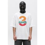 Fuddy Moda Unisex Oversize 311 Yazılı Rock Band Temalı Bisiklet Yaka Tişört - Beyaz - 3XL