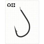 Fudo 2601 Umı Tanago No:12 Black Nıkel 18Li Olta İğnesi