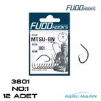 Fudo 3801 Hooks BN Mutsu Circle No: 1 Olta İğnesi