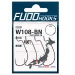 Fudo 4911 Worm 108R-BN Offset Iğne Siyah #2 (5 Adet)