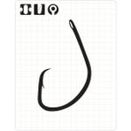 Fudo 5301 Light Circle Mutsu Black Nikel İğne 3/0 Hafif Delikli Tasarım ile 2 Parça
