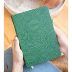 Fufizu Fz Planner Tarihsiz Haftalık Planlayıcı Deri Etnik Yeşil Ajanda