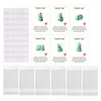 fufupaw Pocket Hug Almanca, DIY dinozor cep sarılması, 6 dinozor, 6 kart, 6 OPP torba, 1 nokta yapıştırıcı, duygusal destek, aile, uzaktan ilişki, okul