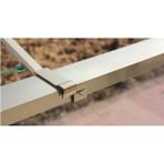 FUGA METAL ASVERA 60x25 Alüminyum Kare Balkon Çamaşırlık Çamaşır Kurutmalık Bronz