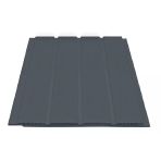 Fugalı ANTRASİT Plastik Pvc Duvar - Tavan Lambiri / 20 Adet 20 Cm X 2,5 Metre - 10 Metrekare
