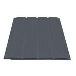 Fugalı ANTRASİT Plastik Pvc Duvar - Tavan Lambiri / 40 Adet 20 Cm X 1,5 Metre - 12 Metrekare