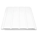 Fugalı BEYAZ Plastik Pvc Duvar - Tavan Lambiri / 50 Adet 20 Cm X 2 Metre - 20 Metrekare