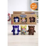 Fuggler Funny Ugly Monster 3’Lü Koleksiyon Figür Seti – Renkli Komik Canavar Oyuncak I Model 6 Vitrin