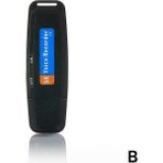 Fuhao Siyah USB Flash Sürücü Ses Kayıt Ses Ses Dikte Cihazı V2A8 (Yurt Dışından)