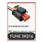 Fuhe Fhe 3K016 Lpg Ve Krank Okuyucu 3 Pin Oto Elektrik Tesisat Soketi