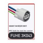 Fuhe Fhe 3K043 3 Pin Oto Elektrik Tesisat Soketi