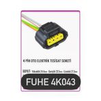 Fuhe Fhe 4K043 4 Pin Oto Elektrik Tesisat Soketi