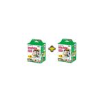 Fujifilm Beyaz Instax Mini 11 Ve Mini 12 Uyumlu 10x2 20 Sheets Fotoğraf Filmi 2 Paket (40 Poz) Fotoğraf Kağı