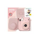 Fujifilm Instax Mini 11 Pembe Fotoğraf Makinesi ve Kare Albümlü Seti 11