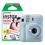 Fujifilm Instax Mini 12 20 Çekim Film Paketi ile Anında Kamera - Pastel Mavi