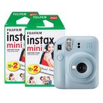 Fujifilm Instax Mini 12 40 Çekim Film Paketi ile Anında Kamera - Pastel Mavi