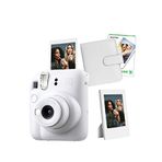 Fujifilm Instax mini 12 Beyaz Fotoğraf Makinesi-10'lu Film-Çerçeve ve Kare Albüm Seti