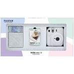 Fujifilm Instax mini 12 Beyaz Fotoğraf Makinesi 10'lu Film ve Mandal Bundle Box