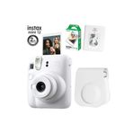 Fujifilm Instax Mini 12 Beyaz Fotoğraf Makinesi 10lu Film Ve Pvc Albümlü Çantalı Set 2-fotsı00198-fb-set2