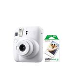 Fujifilm Instax Mini 12 Beyaz Fotoğraf Makinesi + 10'lu Mini Film Seti