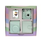 Fujifilm Instax Mini 12 Fotoğraf Makinesi - Askı - Pil - Çanta - 10'lu Film ve Albüm (Yeşil)
