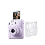 Fujifilm Instax Mini 12 Fotoğraf Makinesi + Şeffaf Kılıf Seti Lila