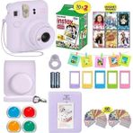 Fujifilm Instax Mini 12 Kamera Paketi - Mor Lilac Purple - Siyah