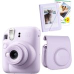 Fujifilm Instax Mini 12 Lila Filmli Fotoğraf Makinesi 20 Film ve Mini Albüm Seti