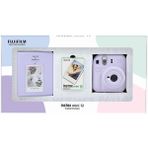 Fujifilm Instax Mini 12 Lila Fotoğraf Makinesi 10'lu Film ve PVC Albüm ile Retro Tasarım