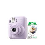 Fujifilm Instax Mini 12 Lila Fotoğraf Makinesi + 10'lu Mini Film Seti