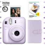 Fujifilm Instax Mini 12 Lila Fotoğraf Makinesi 20'li Film ve Laporta Albüm Seti ile Pratik Çekim