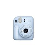Fujifilm Instax Mini 12 Mavi Fotoğraf Makinesi + 10'lu Film Mini Albüm Ve Deri Kılıflı