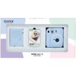 Fujifilm Instax Mini 12 Mavi Fotoğraf Makinesi 10'lu Film ve 28'li Mini Albüm Bundle Box - Mavi - Açık Mavi