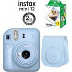 Fujifilm Instax Mini 12 Mavi Fotoğraf Makinesi 20'li Film Ve Çantalı Seti 99