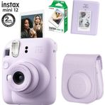 Fujifilm Instax Mini 12 Mor Fotoğraf Makinesi 10Lu Film Ve Pvc Albümlü Çantalı Seti 2