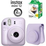 Fujifilm Instax Mini 12 Mor Fotoğraf Makinesi ve 20'li Film Seti 99 ile Pratik Kullanım