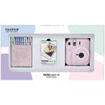 Fujifilm Instax mini 12 Pembe Fotoğraf Makinesi 10'lu Film ve Mandal Bundle Box