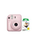 Fujifilm Instax Mini 12 Pembe Fotoğraf Makinesi + 20'li Mini Film Seti