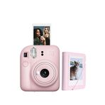 Fujifilm Instax Mini 12 Pembe Fotoğraf Makinesi + 28'li Mini Albüm Seti