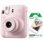 Fujifilm Instax Mini 12 Pembe Fotoğraf Makinesi ve 10'lu Mini Film
