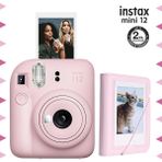 Fujifilm Instax Mini 12 Pembe Şipşak Fotoğraf Makinesi Ve 28'li Mini Albüm Seti