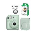 Fujifilm Instax Mini 12 Yeşil Fotoğraf Makinesi 10'lu Film Ve Çantalı Seti 98
