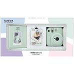 Fujifilm Instax Mini 12 Yeşil Fotoğraf Makinesi 10'lu Film ve PVC Albüm ile Pratik Kullanım