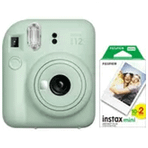 Fujifilm Instax Mini 12 Yeşil Fotoğraf Makinesi ve 20'li Mini Film