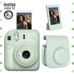 Fujifilm Instax Mini 12 Yeşil Şipşak Fotoğraf Makinesi - Çerçeve ve Deri Kılıf Seti